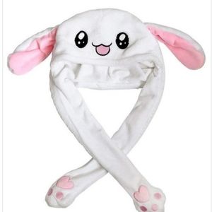 White Bunny Ear flap hat